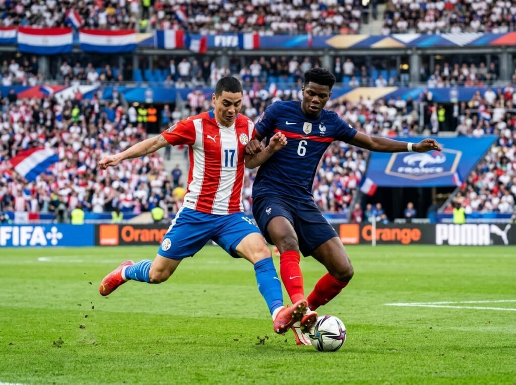 Soccer match Paraguay France 202607060004